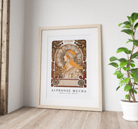 Alphonse Mucha - Zodiaque or La Plume 1896-1897