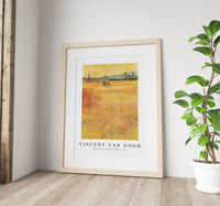 Vincent Van Gogh - Wheat field with View of Arles 1888