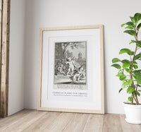 Cornelis ploos van amstel - Putti beoefenen de schilderkunst en beeldhouwkunst-1736-1779