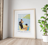 Edward Penfield - Woman reading in a row boat 1894