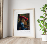 Johannes Vermeer - Girl with the Red Hat 1665-1666