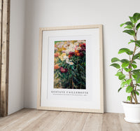 Gustave Caillebotte - Chrysanthemums in the Garden at Petit–Gennevilliers 1893