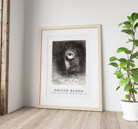 Odilon Redon - There Was Perhaps a First Vision Attempted by the Flower 1883