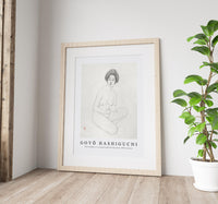 Goyo Hashiguchi - Two studies of a seated nude during early 20th century