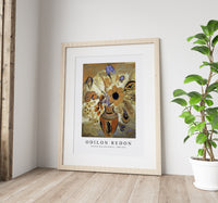 Odilon Redon - Etruscan Vase with Flowers 1900-1910