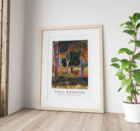 Paul Gauguin - Landscape with a Pig and a Horse 1903