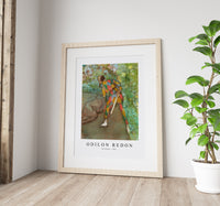 Odilon Redon - Harlequin 1885