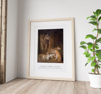 Jacques Laurent Agasse - Group of Whelps Bred between a Lion and a Tigress (1825)