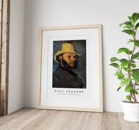 Paul Cezanne - Gustave Boyer in a Straw Hat 1870-1871