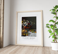 Claude Monet - Still Life with Flowers and Fruit 1869