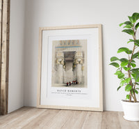 David Roberts - View from under the portico of the Temple of Dendera (Dandara)-1796-1864