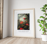 Martin Johnson Heade - Hummingbird and Passionflowers (ca. 1875–1885)