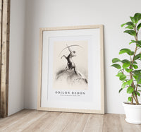 Odilon Redon - Centaur Aiming at the Clouds 1896