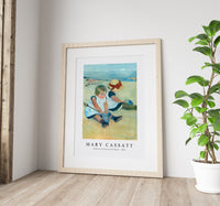 Mary Cassatt - Children Playing on the Beach 1884