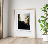 Johannes Vermeer - Young Woman with a Pearl Necklace 1663-1665