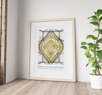 Gerrit Willem Dijsselhof - Decorative design with a pattern of dandelions 1876-1924