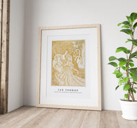 Jan Toorop - Woman Lying in the Dunes near Noordwijk (1902)