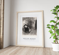 Odilon Redon - A Long Chrysalis, the Color of Blood 1889