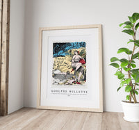 Adolphe Willette - A cause de l'été, l'Evénement parisien paraît 2 fois par semaine 1881