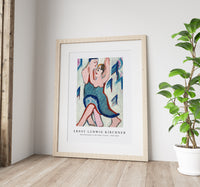 Ernst Ludwig Kirchner - Dancing Couple in the Snow, reverse 1928-1929