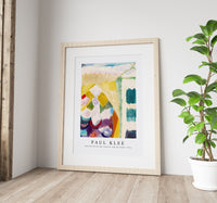 Paul Klee - Interieur mit der Uhr (Interior with the Clock) 1913