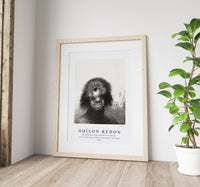 Odilon Redon - The Deformed Polyp Floated on the Shores, a Sort of Smiling and Hideous Cyclops by the Flower 1883