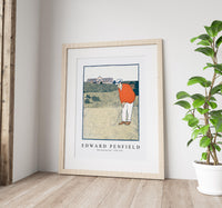 Edward Penfield - Man playing Golf 1890-1907