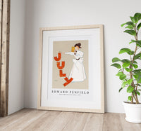 Edward Penfield - Woman lighting up firecrackers 1894