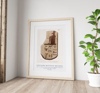 Giovanni Battista Belzoni - Plate 16  Tablet of brecchia stone with Hieroglyphics illustration from the kings tombs in Thebes 1778-1823