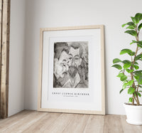 Ernst Ludwig Kirchner - Two Peasant Heads 1920