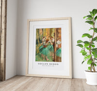 Odilon Redon - Dancers, Pink and Green 1890