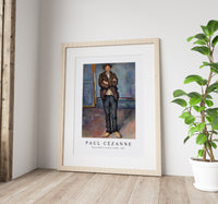 Paul Cezanne - Paysan debout, les bras croisés 1895