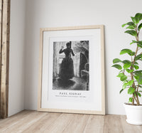 Paul Signac - Woman at the Window Initial Conception for the painting Sunday (ca. 18871888)