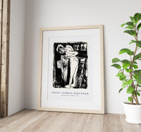 Ernst Ludwig Kirchner - Standing Nude in a Room 1921