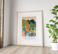 paul Gauguin - Two Tahitian Women in a Landscape 1892