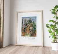 Paul Cezanne - Rocks and Trees (Rochers et arbres) 1904