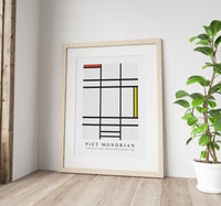 Piet Mondrian - Composition in White, Red, and Yellow painting 1936