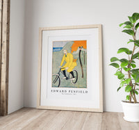 Edward Penfield - Man riding bicycle 1894