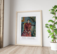 Paul Cezanne - Madame Cézanne (Hortense Fiquet, 1850–1922) in a Red Dress