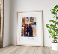 Pierre Bonnard - Portrait of Ambroise Vollard with a cat (1924)