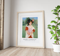 Mary Cassatt - Spring Margot Standing in a Garden 1900