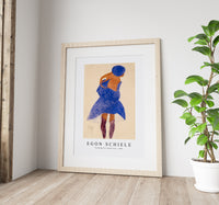 Egon Schiele - Standing Girl, Back View 1908