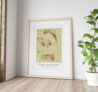 Paul gauguin - Sad Woman is Sitting with a Man 1889