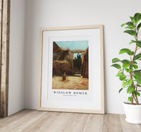 winslow homer - French Farmyard -1867