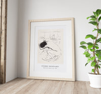 Pierre Bonnard - Naked woman squats in tub (1894)