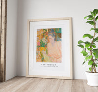 Jan Toorop - Portrait of Mrs Marie Jeannette de Lange (1900)