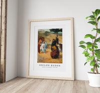 Odilon Redon - Alexander and Bucephalus 1861-1862