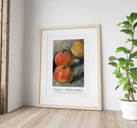 Paul Cezanne - Three Apples (Deux pommes et demie) 1878-1879