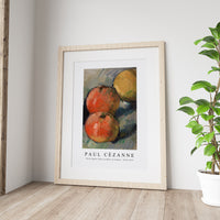 Paul Cezanne - Three Apples (Deux pommes et demie) 1878-1879