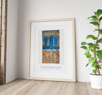 Sir Edward Burne Jones - Ascension of Christ (Acts I, 1–9) Study for stained-glass window (ca. 1875–84)